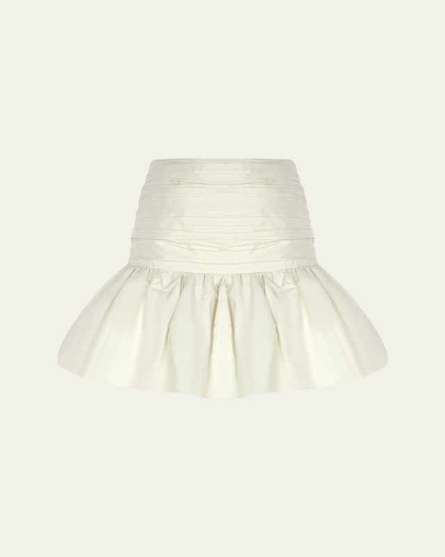 Lina Ruched Mini Skirt